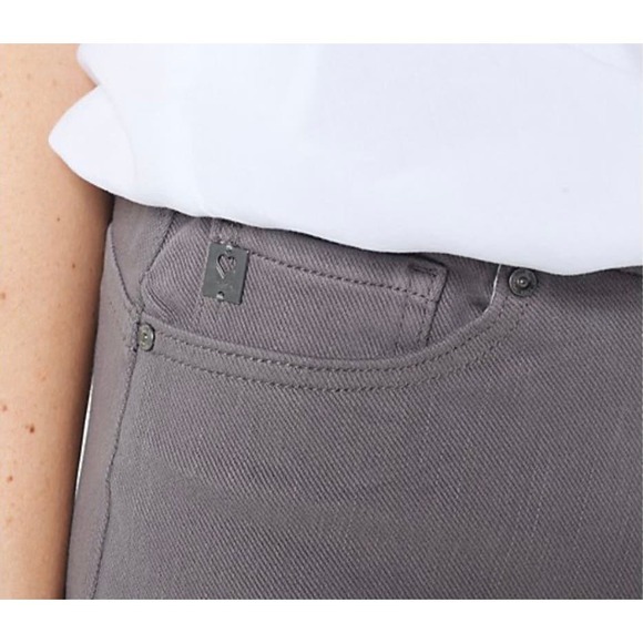 Kim Gravel Tall Flexibelle Belle Curve Slim-Leg Jeans BLACK NWOT SIZE 26WT - Picture 3 of 8